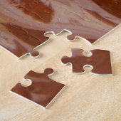 Puzzle Texture de chocolat fondu (Côté)