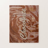 Puzzle Texture de chocolat fondu (Vertical)