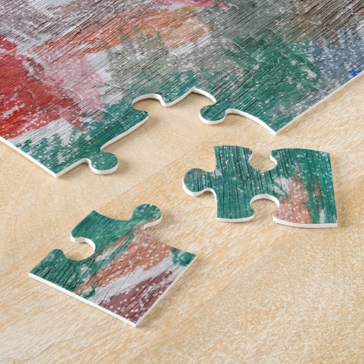 Puzzle Texture de crayons (Côté)