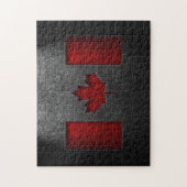 Puzzle Texture de la pierre du drapeau canadien (Vertical)