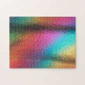 Puzzle Texture de verre arc-en-ciel ondulé iridescent (Horizontal)