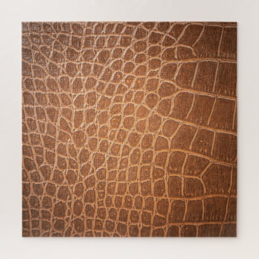 Puzzle Texture En Cuir Brown, Utilisation Arrière - plan. (Vertical)