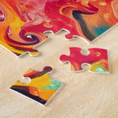 Puzzle texture fractale Abstraite (Côté)