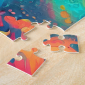 Puzzle texture fractale Abstraite (Côté)