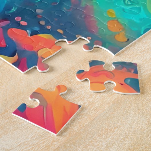 Puzzle texture fractale Abstraite (Côté)