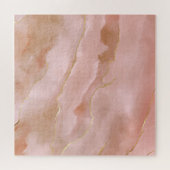 Puzzle Texture or en marbre rose liquide (Horizontal)
