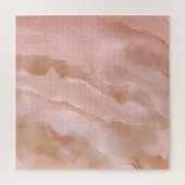 Puzzle Texture or en marbre rose liquide (Vertical)