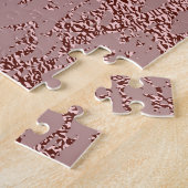 Puzzle Texture or métallique, quartz rose. (Côté)