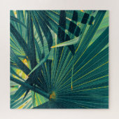 Puzzle Texture tonique à feuille de palme striée (Horizontal)