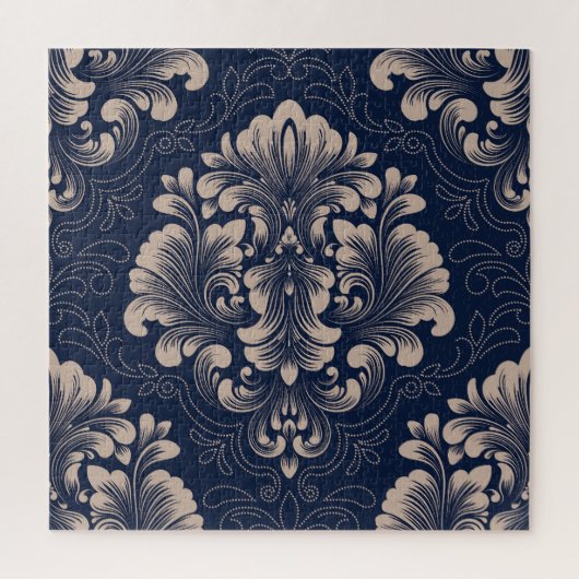 Puzzle Texture victorienne sans joint Damas classique (Vertical)