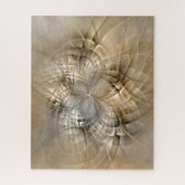 Puzzle Textures d'art fractal moderne abstrait tons de te (Vertical)