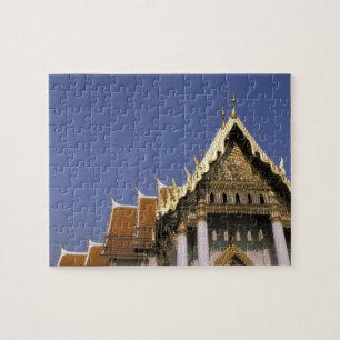 Puzzle Thaïlande, Bangkok. Le soleil du matin se reflète 
