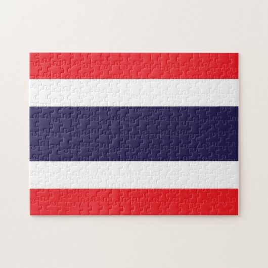 Puzzle Thaïlande - Drapeau - (Horizontal)