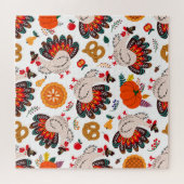 Puzzle Thanksgiving Meme | Thanksgiving Est Le Repas (Horizontal)