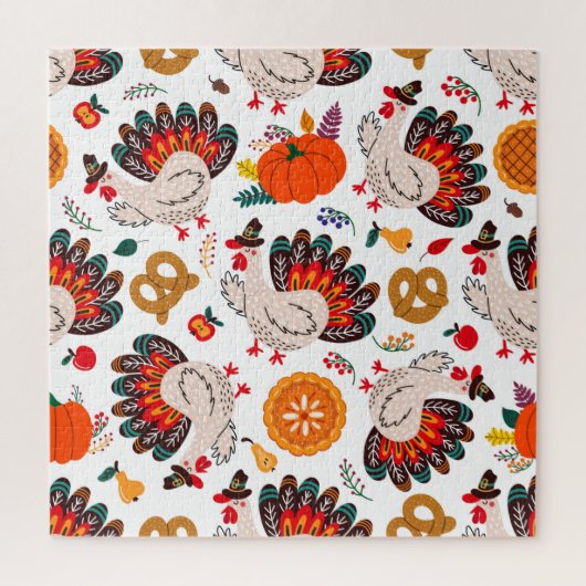 Puzzle Thanksgiving Meme | Thanksgiving Est Le Repas (Vertical)