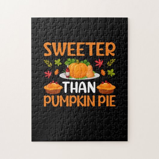 Puzzle Thanksgiving plus doux que le gâteau Citrouille (Vertical)