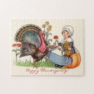 Puzzle Thanksgiving vintage