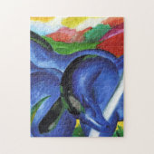 Puzzle The big blue horses by Franz Marc (Vertical)