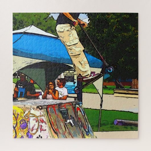 Puzzle The Big Jump - Scooter Trick (Vertical)