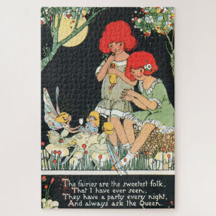 Puzzle Thé de fées vintage