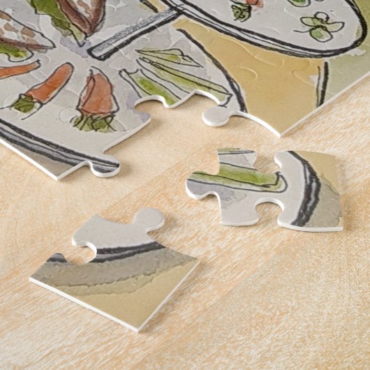 Puzzle Thé de jardin (Côté)