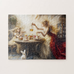 Puzzle Thé de Pâques Fée Papillon et Lapins Magie de Prin