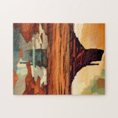 Puzzle The Desert Monument Landscape  (Horizontal)