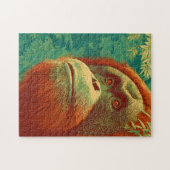 Puzzle The Forest Dweller - Orangutan, Japanese art (Horizontal)