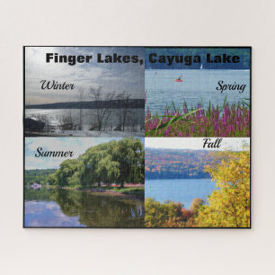 PUZZLE THE FOUR SEASONS ON CAYUGA LAKE