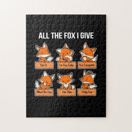 Puzzle The Fox I Give (Vertical)