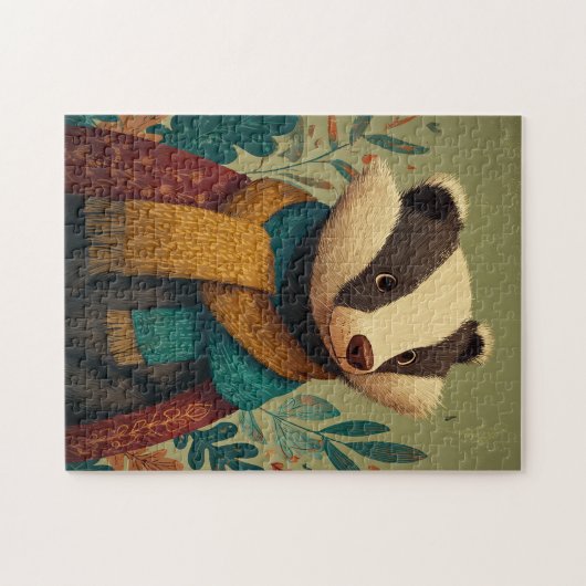 Puzzle The Gentle Badger (Horizontal)