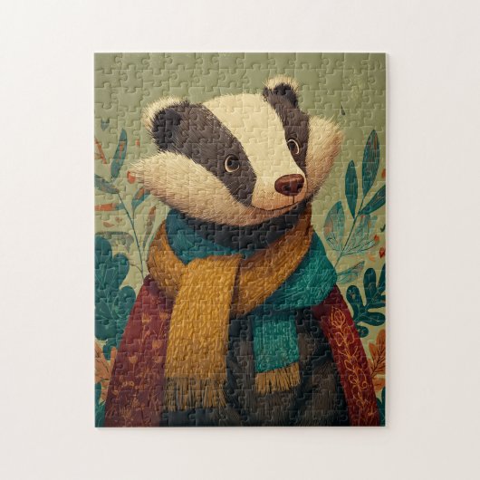 Puzzle The Gentle Badger (Vertical)