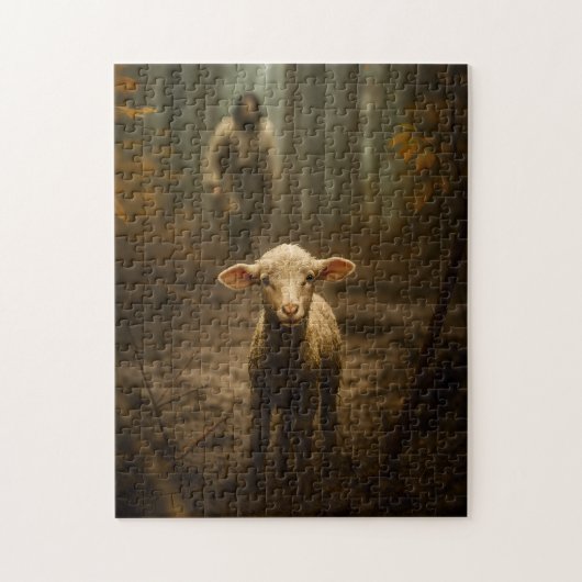 Puzzle The Good Shepherd and the Lost Lamb – Jesus & Lamb (Vertical)