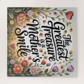 Puzzle The Greatest Treasure Is A Mother's Smile (Horizontal)