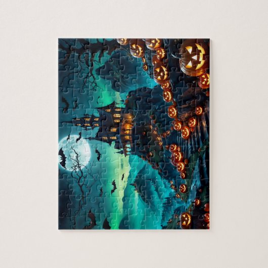 Puzzle The House by the Pumpkin Road (Vertical)