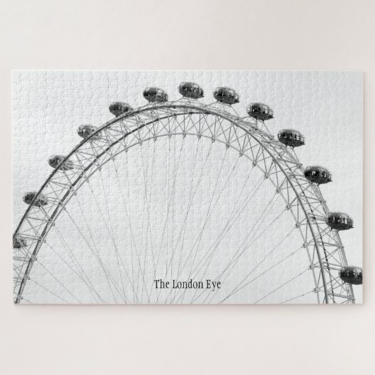 Puzzle The London Eye, personnalisée (Horizontal)