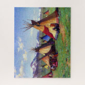 Puzzle The Medicine Teepee Joseph Henry Sharp 1903 (Vertical)