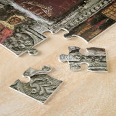 Puzzle The Mother of God of Tenderness with Saints Icon   (Côté)