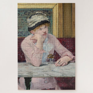 Puzzle The Plum by Manet Impressionist Painting