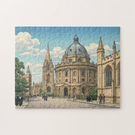 Puzzle The Radcliffe Camera in Oxford University  (Horizontal)