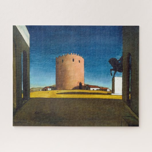 Puzzle The Red Tower | Giorgio de Chirico |  (Horizontal)