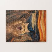 Puzzle The Scream Cat Parody Art (Horizontal)
