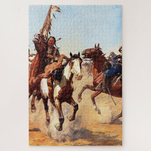 Puzzle “The Silenced War Whoop” de Charles Schreyvogel