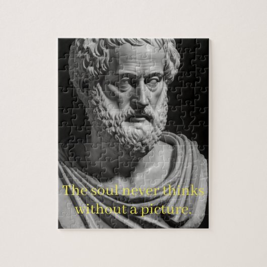 Puzzle The soul never thinks without a picture (Vertical)