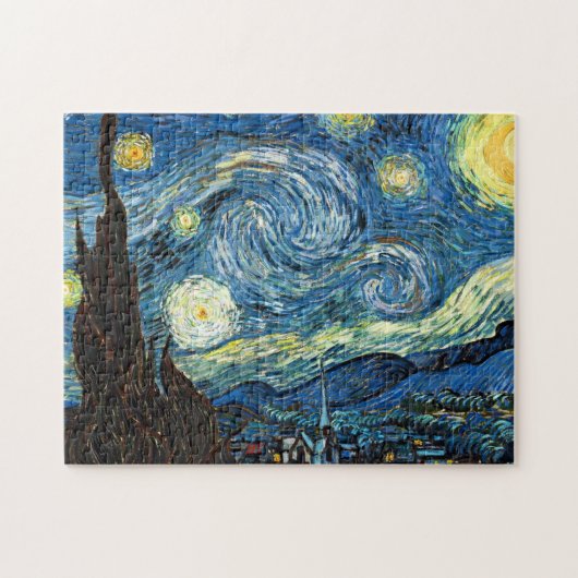 Puzzle The Starry Night by Vincent Van Gogh (Horizontal)