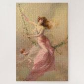 Puzzle "The Swing" par Edouard Bisson Pre-Raphaelite (Vertical)