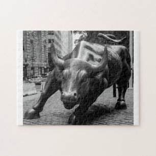Puzzle The Wall Street Bull New York.