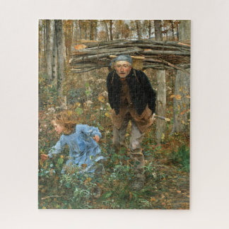 Puzzle The Wood Gatherer - Jules Bastien-Lepage, 1881  