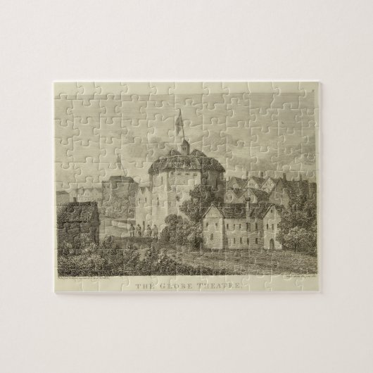 Puzzle Théâtre de The Globe sur le Bankside comme il est (Horizontal)