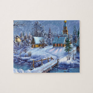 Puzzle thématique d'hiver